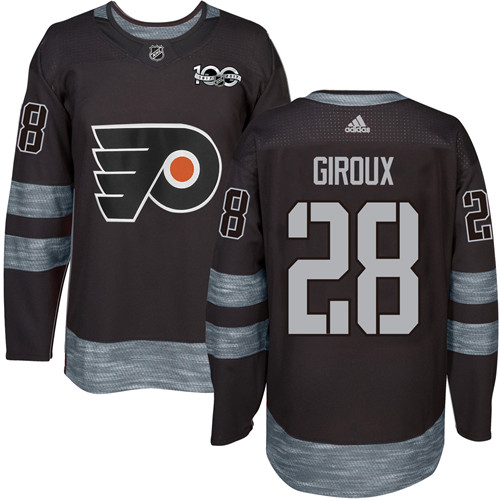 Kinder Philadelphia Flyers Eishockey Trikot Claude Giroux #28 Authentic Schwarz 1917-2017 100th Anniversary